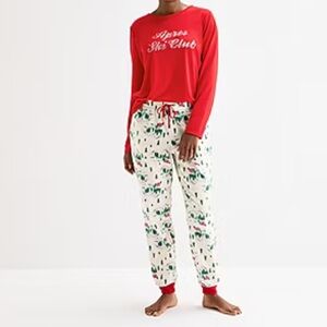 Apres Ski Club 2-Piece Pajama Set – Soft Cozy Lounge Outfit – XS – NWT